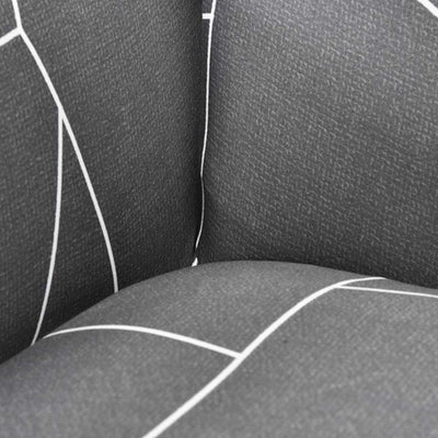 Trendize Exclusive Stretchable Sofa Cover - Hexa Grey