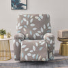 Premium Printed Recliner Sofa Cover : Grey Moroccan