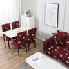 Trendize Exclusive Stretchable Sofa Cover - Floral Maroon