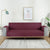 Reversible Quilted Waterproof Sofa Protector - Maroon & Grey