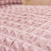 2025 Turkish Bubble Frill Chair Covers : Blush Pink