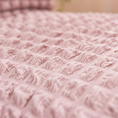 2025 Turkish Bubble Frill Chair Covers : Blush Pink