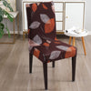 Stretchable Chair Covers, Choco Leaf