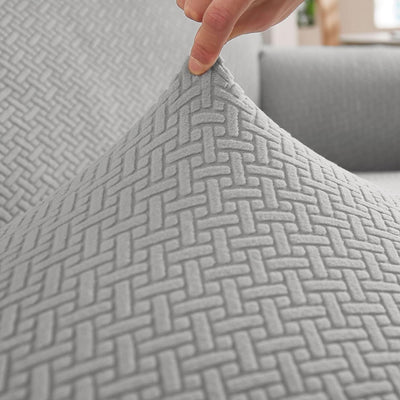 2024 Polar Fleece Sofa Cover : Grey