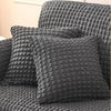 2025 Turkish Bubble Frill Sofa Covers : Dark Grey