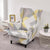 SnugFit Wingback Chair Slipcover - Geometric Ivory