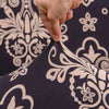 Trendize Exclusive Stretchable Sofa Cover - Black Brocade