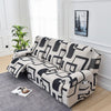 Premium Printed Recliner Sofa Cover : Luxe Monochrome
