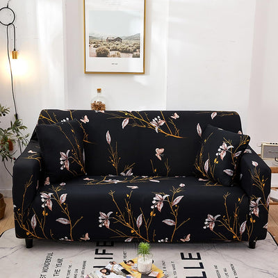 Trendize Exclusive Stretchable Sofa Cover - Black Orchid