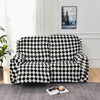 Premium Printed Recliner Sofa Cover : Maze Black