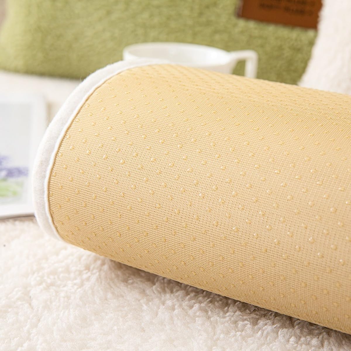 Sherpa Non-Slip Sofa Mat - White
