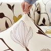 Trendize Exclusive Stretchable Sofa Cover - Blooming Beige