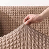 2025 Turkish Bubble Frill Sofa Covers : Light Brown
