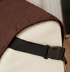 NON SLIP QUILTED SOFA PROTECTOR MAT - PLAIN BROWN