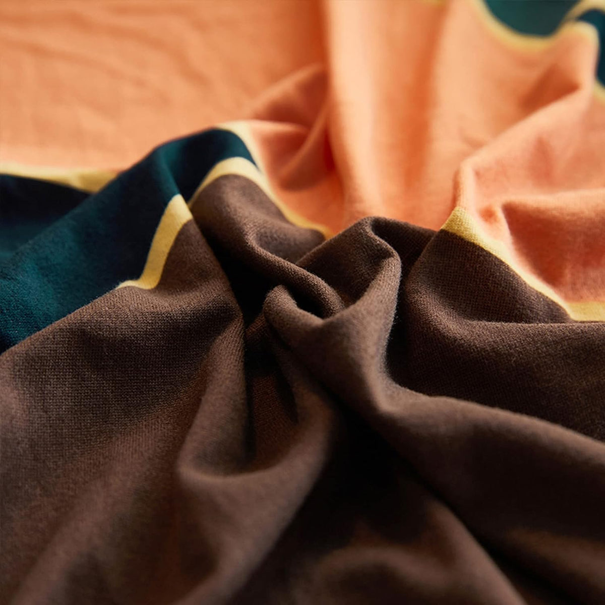 Trendize Exclusive Stretchable Sofa Cover - Peach Prism