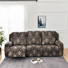 Premium Printed Recliner Sofa Cover : Royal Black