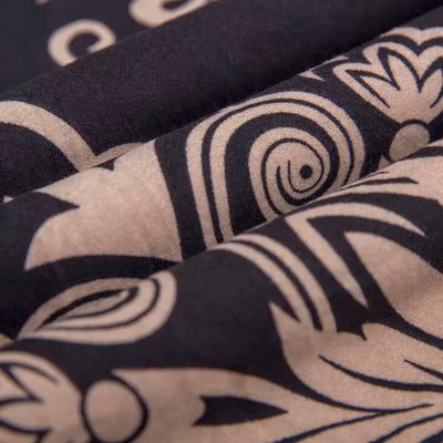 Trendize Exclusive Stretchable Sofa Cover - Black Brocade