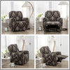 Premium Printed Recliner Sofa Cover : Royal Black