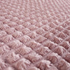 2025 L Shape Turkish Bubble Frill Sofa Covers : Blush Pink