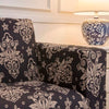Trendize Exclusive Stretchable Sofa Cover - Black Brocade