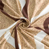 L Shape Sofa Cover - Wave Brown