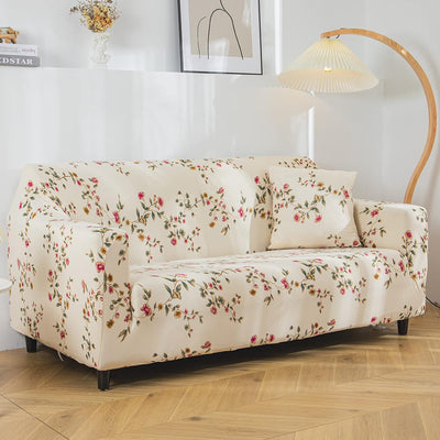 Trendize Exclusive Stretchable Sofa Cover - Modish Beige