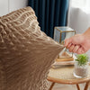 2025 Turkish Bubble Frill Chair Covers : Light Brown