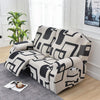 Premium Printed Recliner Sofa Cover : Luxe Monochrome
