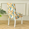 Stretchable Chair Covers, Orange Tulip
