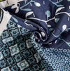 WATERPROOF QUILTED RECLINER COVER - BLUE PAISLEY