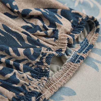 Trendize Exclusive Stretchable Sofa Cover - Damask Beige