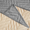 NON SLIP QUILTED SOFA PROTECTOR MAT - PLAIN CHARCOAL