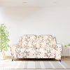 Premium Printed Recliner Sofa Cover : Modish Beige