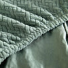 2024 Polar Fleece Sofa Cover : Pastel Green