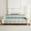 NON SLIP QUILTED SOFA PROTECTOR MAT - THICK PRINTED WITH STRAP