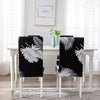 Stretchable Chair Covers, Black Fern