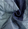 WATERPROOF QUILTED RECLINER COVER - CHECK BLUE