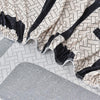 Premium Printed Recliner Sofa Cover : Luxe Monochrome