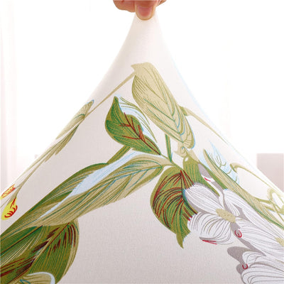 Stretchable Chair Covers, Forest Ivory