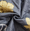 WATERPROOF QUILTED RECLINER COVER - PAISLEY CHARCOAL