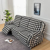 Premium Printed Recliner Sofa Cover : Maze Black