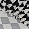 Premium Printed Recliner Sofa Cover : Maze Black