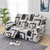 Premium Printed Recliner Sofa Cover : Luxe Monochrome