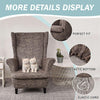 SnugFit Wingback Chair Slipcover - Woody Brown