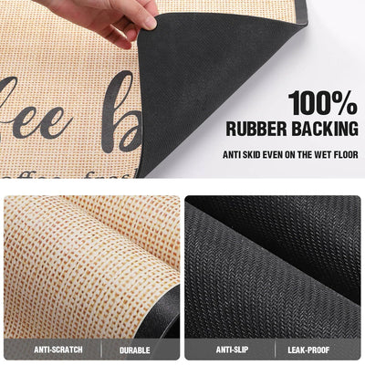 Printed Dish Drying Mat - Absorbent Drying Pad