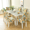Stretchable Chair Covers, Orange Tulip