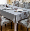 Premium Dining Table & Chair Cover Combo - Bronze Chakra