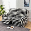 Premium Printed Recliner Sofa Cover : Maze Black