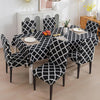 Premium Dining Table & Chair Cover Combo - Black Diamond