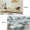 L Shape Sofa Cover - Petal Grey